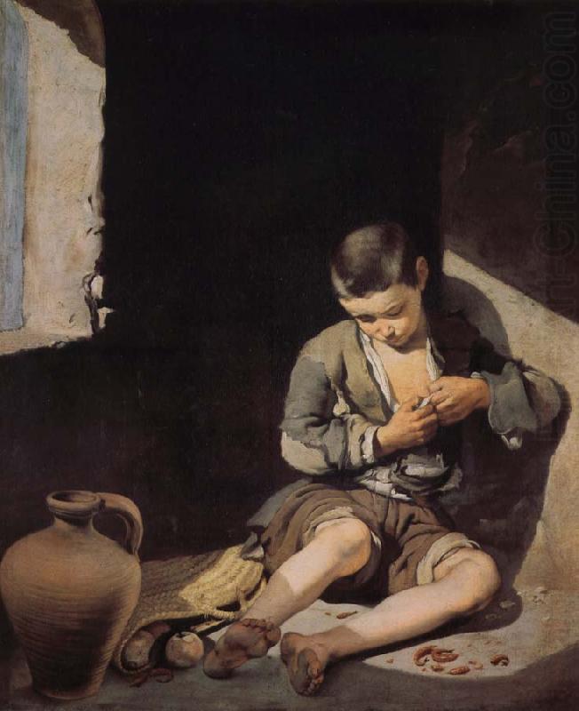 Bartolome Esteban Murillo Small beggar china oil painting image